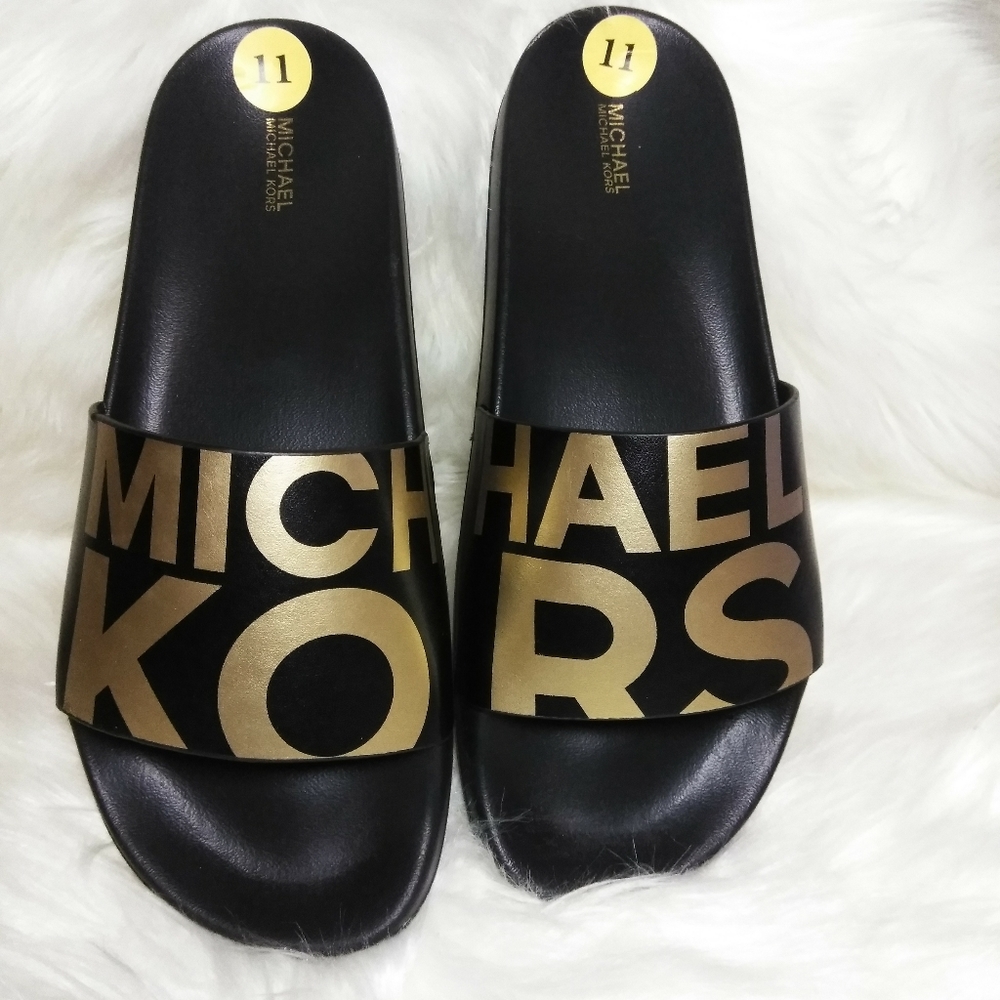 Michael Kors Slides Womens sz 11 NEW